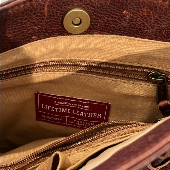 Brown Leather Tote Bag - Picture 3 of 5